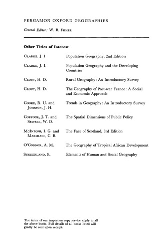 Urban Geography: An Introductory Analysis