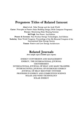 Intersol Eighty Five. Proceedings of the Ninth Biennial Congress of the International Solar Energy Society
