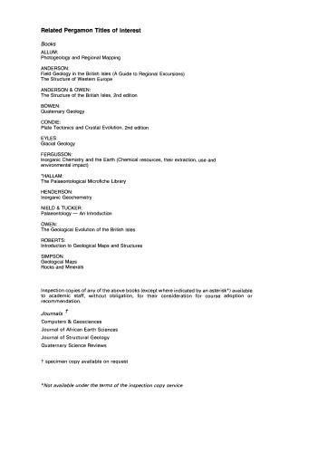 Drawing & Understanding Fossils. A Theoretical and Practical Guide for Beginners with Self–assessment