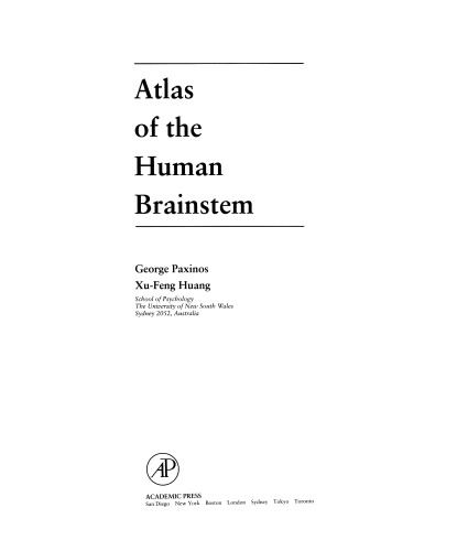 Atlas of the Human Brainstem