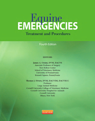 Equine Emergencies. Treatment and Procedures