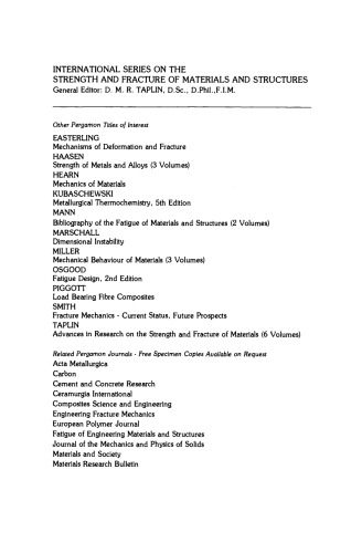 Advances in Composite Materials. Proceedings of the Third International Conference on Composite Materials, Held in Paris, 26–29 August 1980