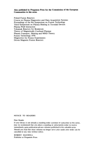 Heating in Toroidal Plasmas 1978. Proceedings of the Symposium Held at the Centre d'Etudes Nucléaires, Grenoble, France, 3–7 July 1978