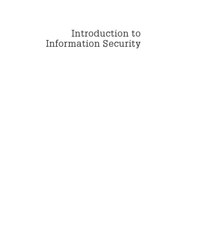 Introduction to Information Security. A Strategic-Based Approach