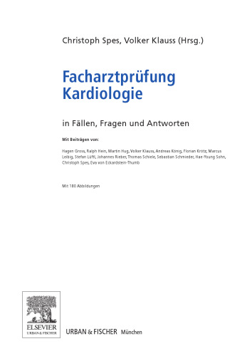 Facharztprüfung Kardiologie