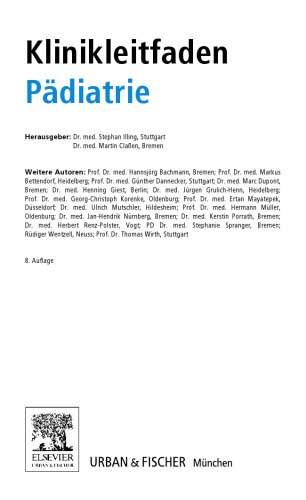 Klinikleitfaden Pädiatrie