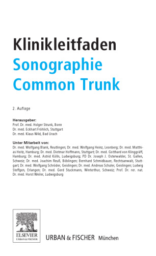 Klinikleitfaden Sonographie Common Trunk