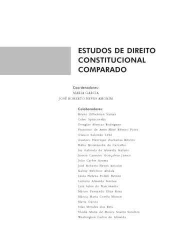 Estudos De Direito Constitucional Comparado