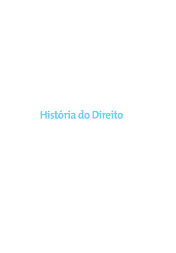 História Do Direito