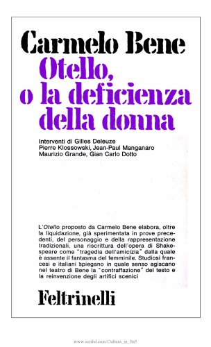 Otello, o la deficienza della donna