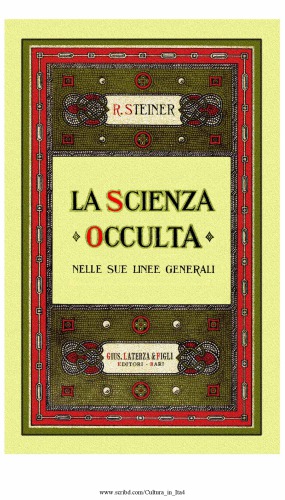 La scienza occulta nelle sue linee generali