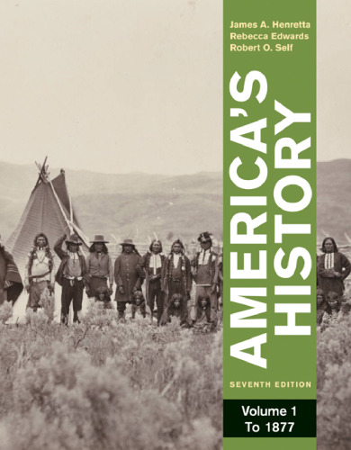 America's History, Volume 1: To 1877