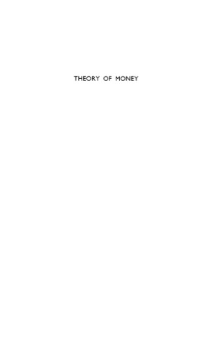 Theory of Money