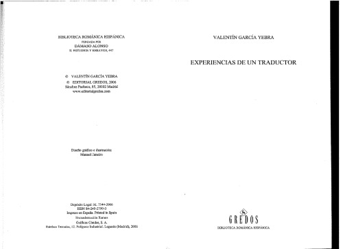 Experiencias de Un Traductor