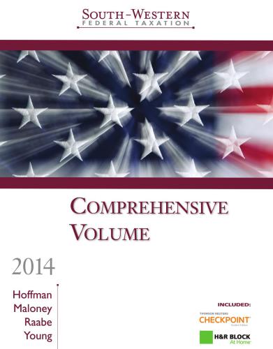 South-Western Federal Taxation: Comprehensive Volume 2014 Edition