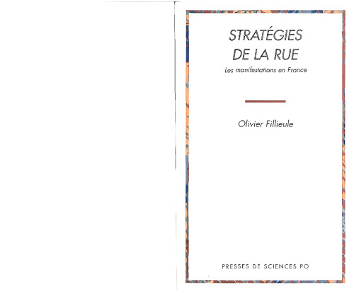 Stratégies de la rue : Les manifestations en France