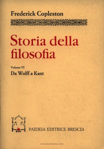 Storia della filosofia