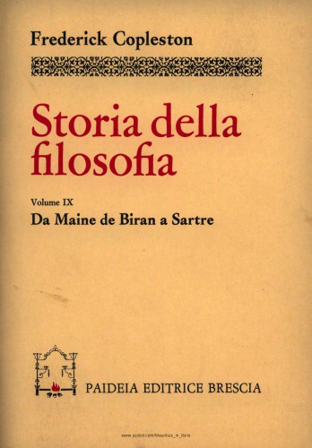 Storia della filosofia