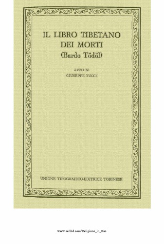 Il libro tibetano dei morti