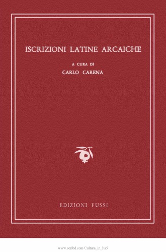 Iscrizioni latine arcaiche