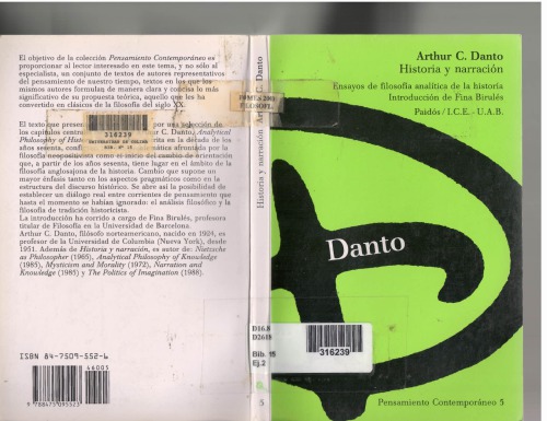 Historia y narración. Ensayos de filosofía analítica de la historia
