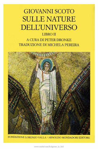 Sulle nature dell'universo (Periphyseon). Libro II. Testo latino a fronte