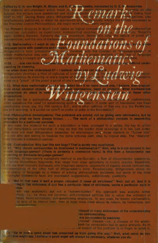 Remarks On The Foundation Of Mathematics