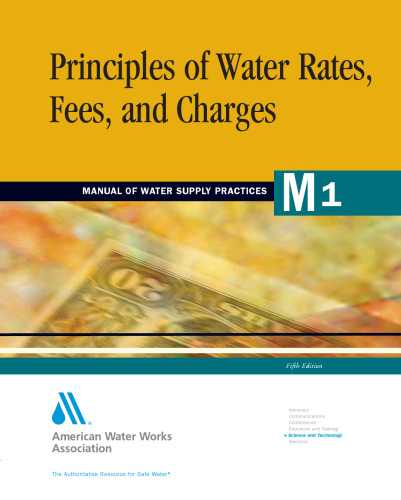 Principles of Water Rates, Fees, and Charges
