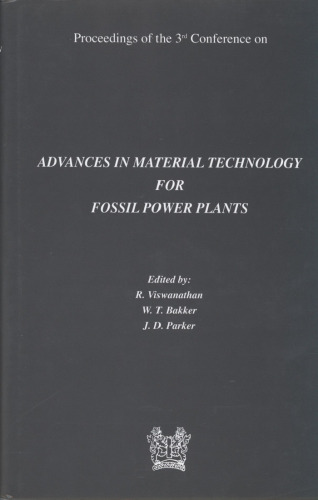 B0770 Advances in material technology for fossil power plants