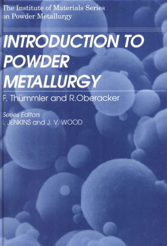 B0490 Introduction to powder metallurgy