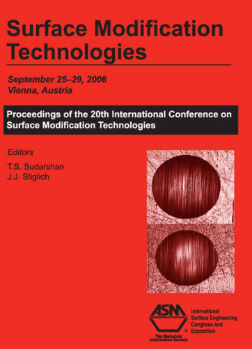 Surface Modification Technologies: Proceedings of the 20th International Conference