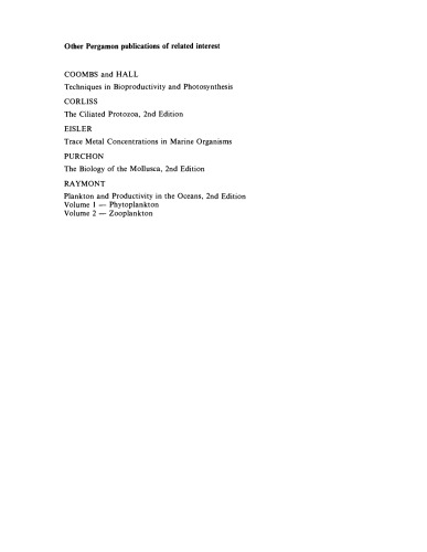 Biological Oceanographic Processes