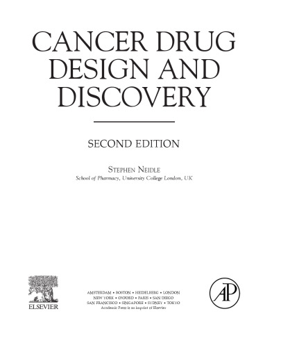 Cancer Drug Design and Discovery