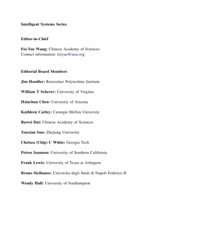 Advances in Intelligent Vehicles