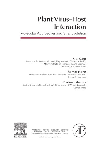 Plant Virus–Host Interaction. Molecular Approaches and Viral Evolution
