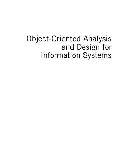 Object-Oriented Analysis and Design for Information Systems. Modeling with UML, OCL, and IFML