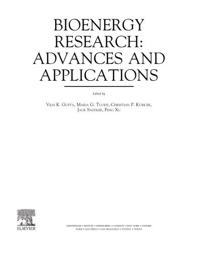 Bioenergy Research: Advances and Applications