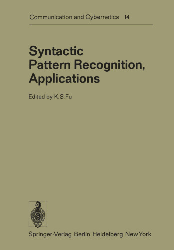 Syntactic Pattern Recognition, Applications