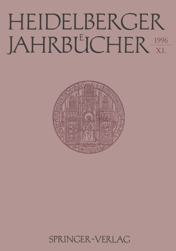 Heidelberger Jahrbücher