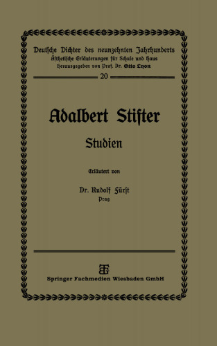 Adalbert Stifter: Studien