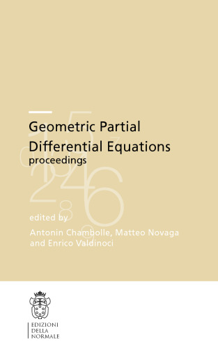 Geometric Partial Differential Equations proceedings