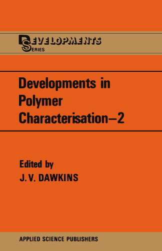 Developments in Polymer Characterisation
