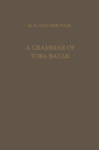 A Grammar of Toba Batak