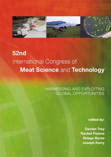 52<sup>nd</sup> International Congress of Meat Science and Technology: Harnessing and exploiting global opportunities