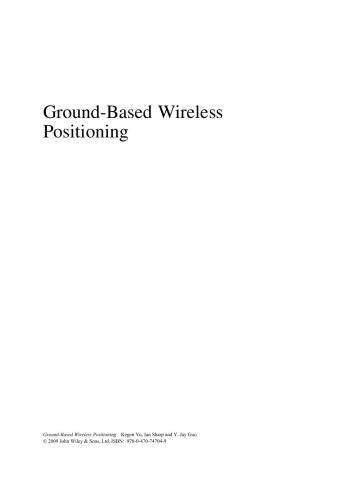 Ground-Based Wireless Positioning