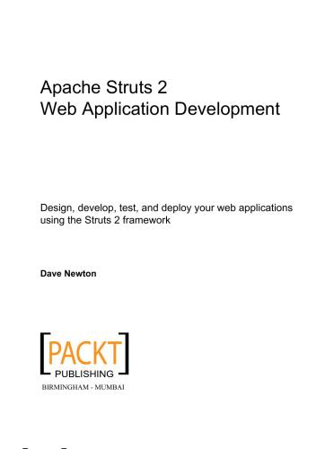 Apache Struts 2 Web Application Development