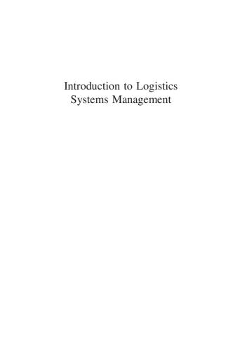 Introduction to Logistics Systems Management