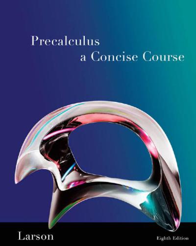 Precalculus: A Concise Course