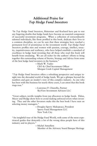 Top Hedge Fund Investors: Stories, Strategies, and Advice