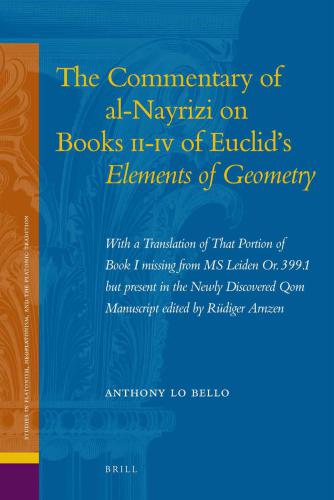 The Commentary of al-Nayrizi on Books II-IV of Euclid's Elements of Geometry